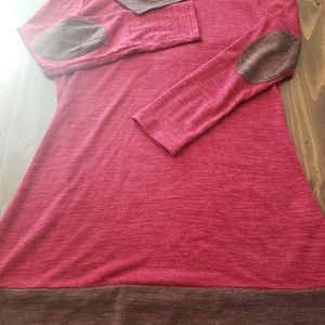 Long Sleeve Cowl Neck Tunic  sz. L